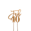 Sugar Crafty Rose Gold Plated Cake Topper - Fab 40