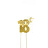 Gold Metal Topper - 18th Acrylic Cake Toppers The Cooks Kitchen Mandurah 