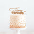 Rose Gold Metal Cake Topper - Happy Birthday 1 Acrylic Cake Toppers The Cooks Kitchen Mandurah 