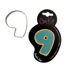 Coo Kie Number 9 Cookie Cutter