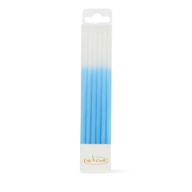 Cake & Candle Ombre Cake Candles - Blue