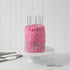 Cake & Candle - Spiral Candles - Silver