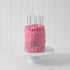 Cake & Candle - Spiral Candles - Silver