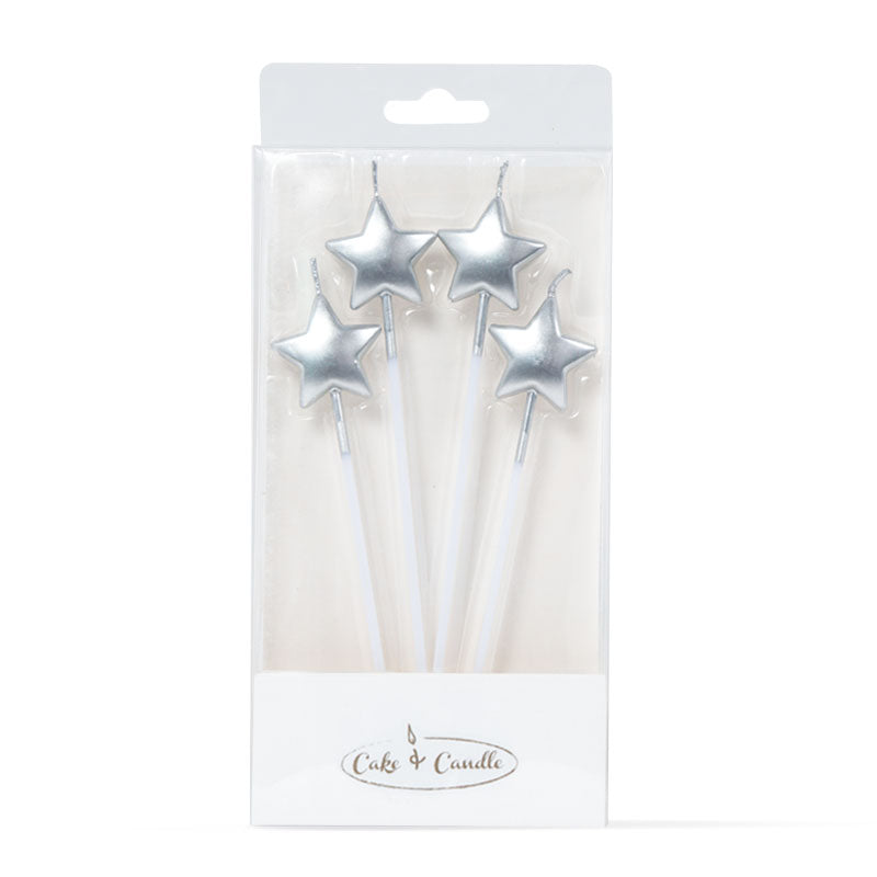 Silver Star Candles