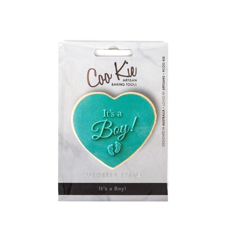 Coo Kie Embosser Stamp - Its A Boy Embossers The Cooks Kitchen Mandurah 