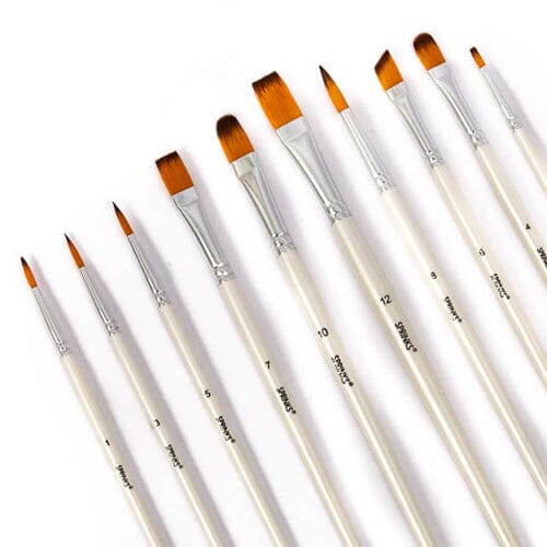 Sprinks Sugarcraft Brush Set - 10 Pieces Decorating Accessories The Cooks Kitchen 