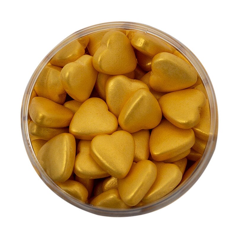Sprinks - Gold Heart Edible Decorations The Cooks Kitchen Mandurah 