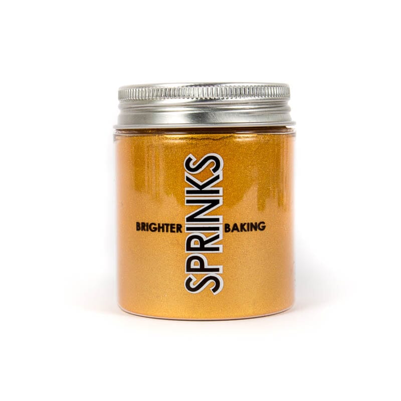 Sprinks Aged Gold Lustre Dust 25g Dusts and Powders The Cooks Kitchen 