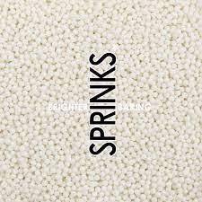 Sprinks - Cachous Matte White 2mm