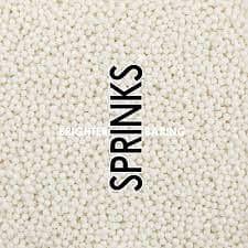 Sprinks - Cachous Matte White 2mm Sprinkles The Cooks Kitchen Mandurah 