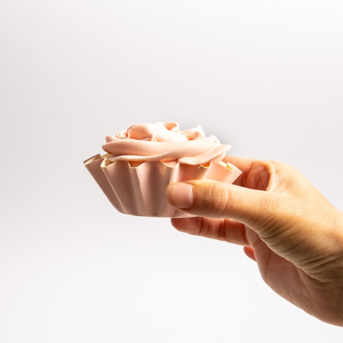 Pastel Pink Bloom Baking Cups