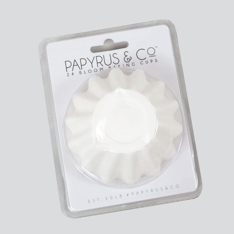 White Bloom Baking Cups Boards & Boxes & Packaging The Cooks Kitchen Mandurah 