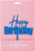 Fun Happy Birthday - Blue Acrylic Cake Topper Cake Toppers The Cooks Kitchen 