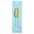 Cake & Candle Bold Cake Topper 7cm - Gold Number 0 Number Toppers The Cooks Kitchen 