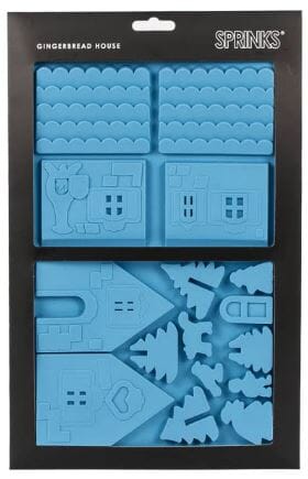 Sprinks Silicone Mould - Ginger Bread House Silicone Moulds The Cooks Kitchen 