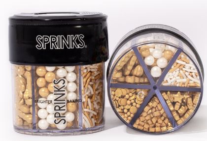 Sprinks Gold Dreams 6 Cell Sprinkles