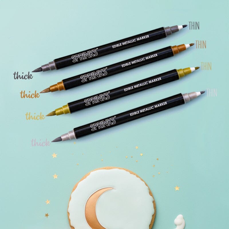 Sprinks Edible Metallic Pen - Gold Colouring The Cooks Kitchen 
