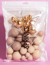 Sprinks 32 Cake Ball Toppers - Champagne