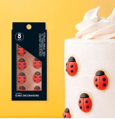 Sprinks Icing Decorations Ladybugs