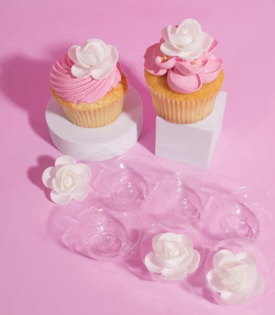 Sprinks White Wafer Rosettes Edible Decorations The Cooks Kitchen 