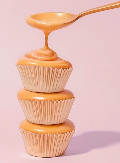 Papyrus & Co Medium Soft Gold Foil Baking Cups 44mm Boards & Boxes & Packaging The Cooks Kitchen 