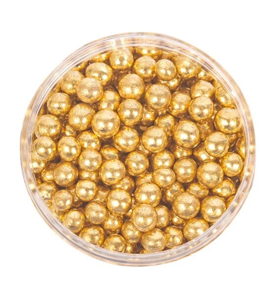 Sprinks Crunchy Shiny Gold 4mm Sprinkles Sprinkles The Cooks Kitchen 