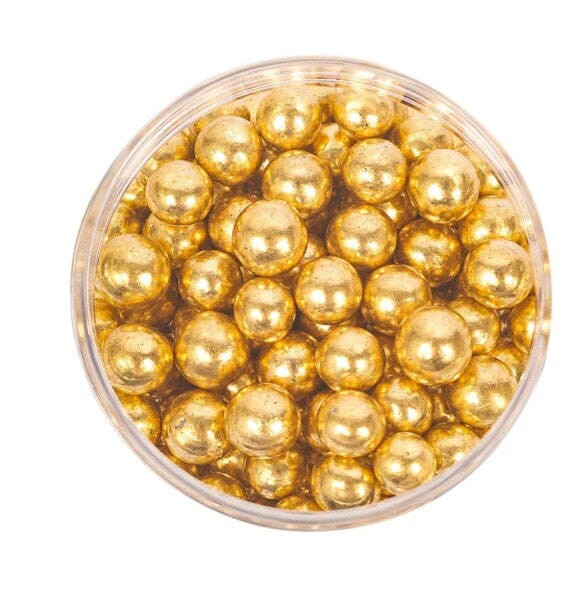 Sprinks Crunchy Shiny Gold 6mm Sprinkles Sprinkles The Cooks Kitchen 