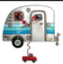 Rikaro - Happy Camper Clock Home Decor The Cooks Kitchen 
