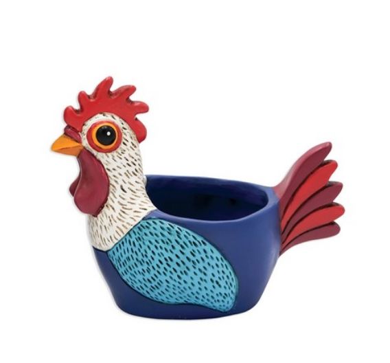 Rikiaro Baby Dark Blue Rooster Planter To be sorted The Cooks Kitchen 