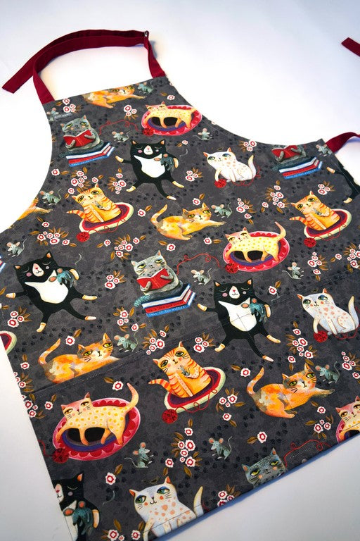 Rikaro - Crazy Cats Kids Apron