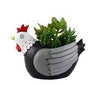 Rikaro - Baby Chook Black & White Planter