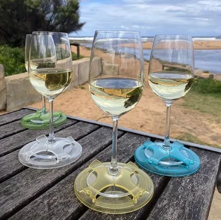 Glass On The Grass Resin Coasters S/4 Sunny Placemats & Coasters The Cooks Kitchen 