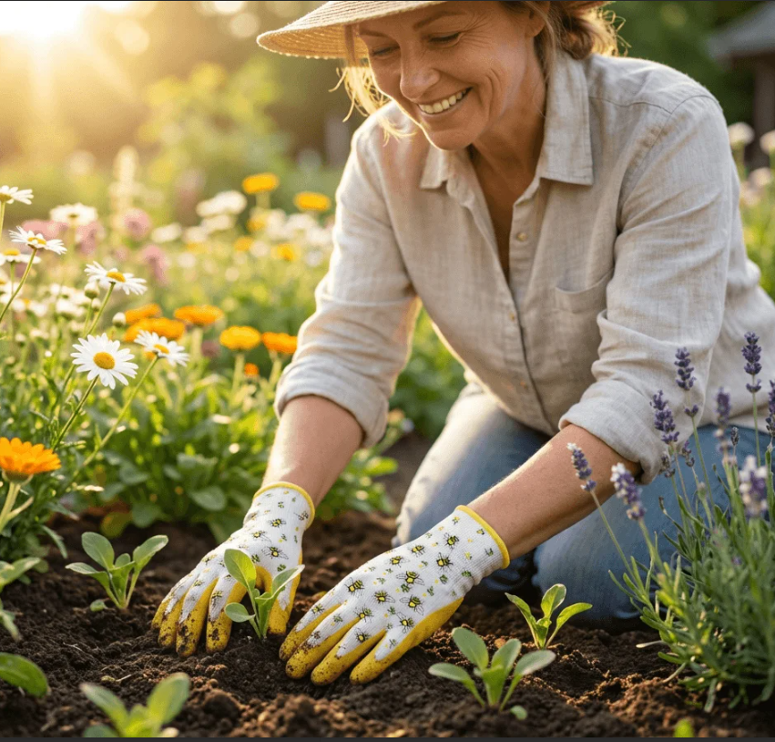 Funjobs Bee Garden Gloves - Large
