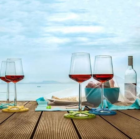 Glass On The Grass Resin Coasters S/4 Beach Placemats & Coasters The Cooks Kitchen 
