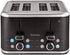 Brabantia Toaster 4 Slice - Matte Black Toasters & Sandwich Presses The Cooks Kitchen 