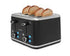 Brabantia Toaster 4 Slice - Matte Black Toasters & Sandwich Presses The Cooks Kitchen 