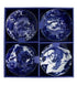 Tokyo Design Studio Japonism Bowl Set 4pc 14cm - Blue
