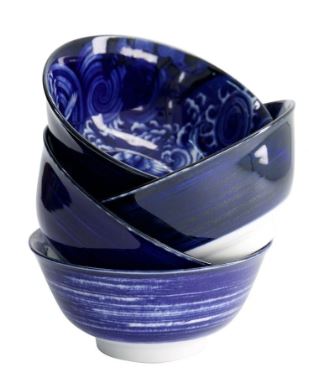 Tokyo Design Studio Japonism Bowl Set 4pc 14cm - Blue