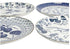 Tokyo Design Studio Flora Japonica Mixed Plate Giftset 4 Piece 25cm In Multi