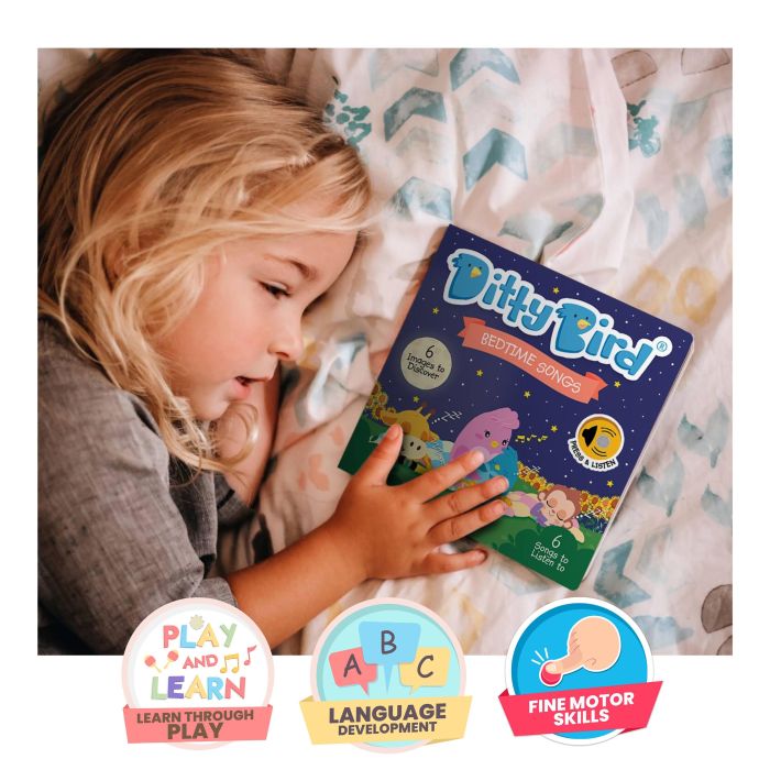 Ditty Bird Bedtime Songs Multi-coloured 16x2x16cm