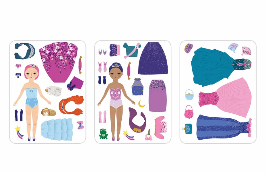 Mudpuppy Princess Magic Magnetic Dress-up 