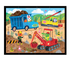 Mudpuppy Construction Site Pouch Puzzle - 12pc