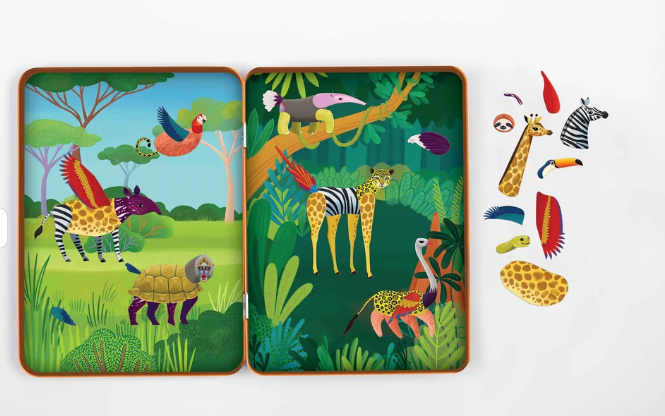 Mudpuppy Wild Mix-up Magnetic Tin 