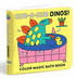 Mudpuppy Rub-a-dub Dinos! Color Magic Bath Book 