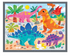 Mudpuppy Mighty Dinosaurs Pouch Puzzle 12pc