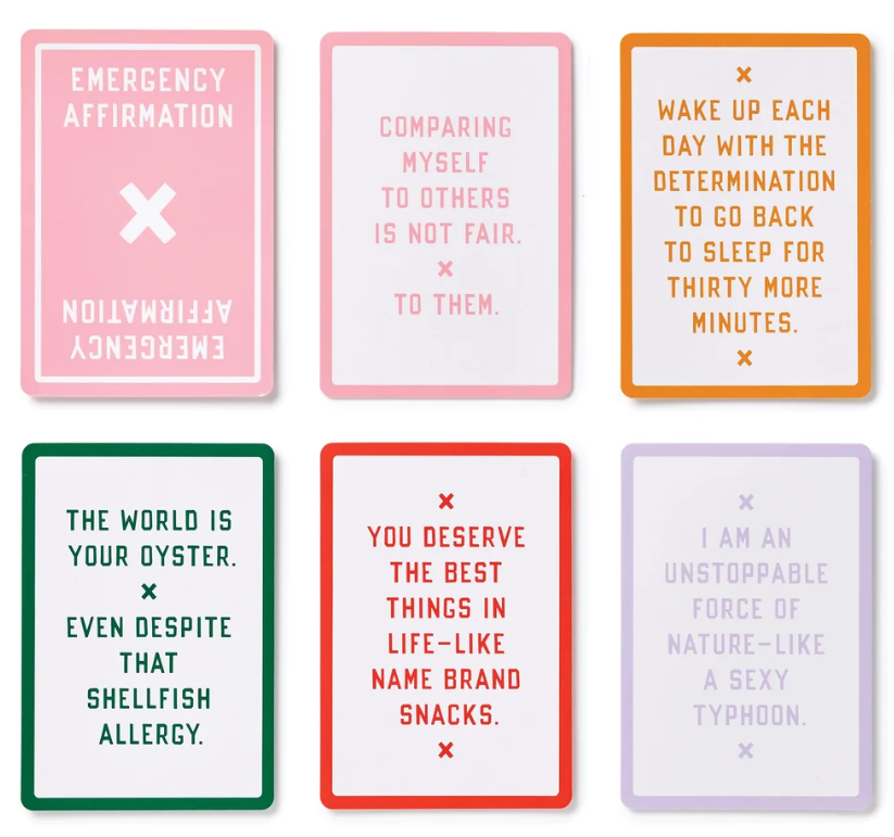 Brass Monkey Emergency Affirmations For Exceptionally Stupid Days Cards