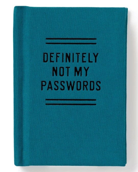 A Tiny Password Diary Definitely Not My Passwords Tiny Diary Novelty Gifts The Cooks Kitchen 