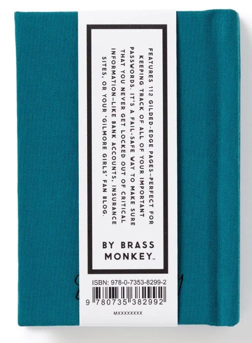 A Tiny Password Diary Definitely Not My Passwords Tiny Diary Novelty Gifts The Cooks Kitchen 