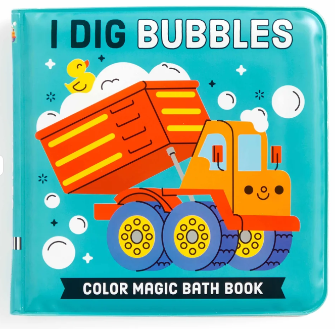Mudpuppy I Dig Bubbles! Color Magic Bath Book 