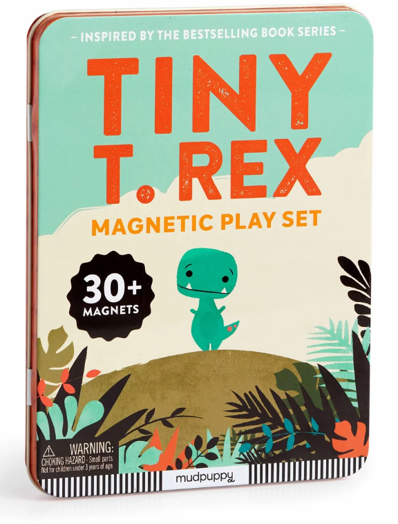 Mudpuppy Tiny T.rex Magnetic Play Set Multi-coloured